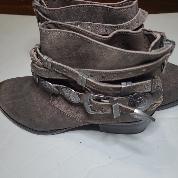 Naughty Monkey Leather Anchorage Ankle Booties 6.5 - Picture 10 of 16